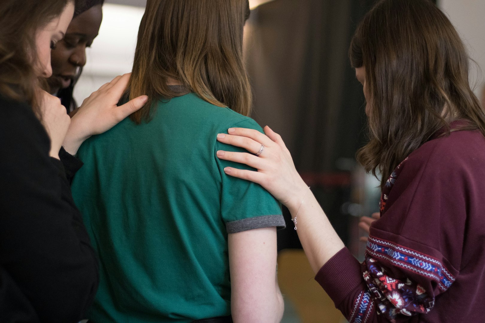 two person's arms